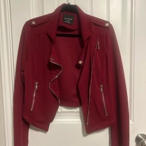 Active USA Women's Burgundy Bomber Jacket